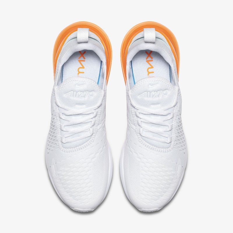 Nike Air Max 270 White Total Orange AH8050 102 Grailify